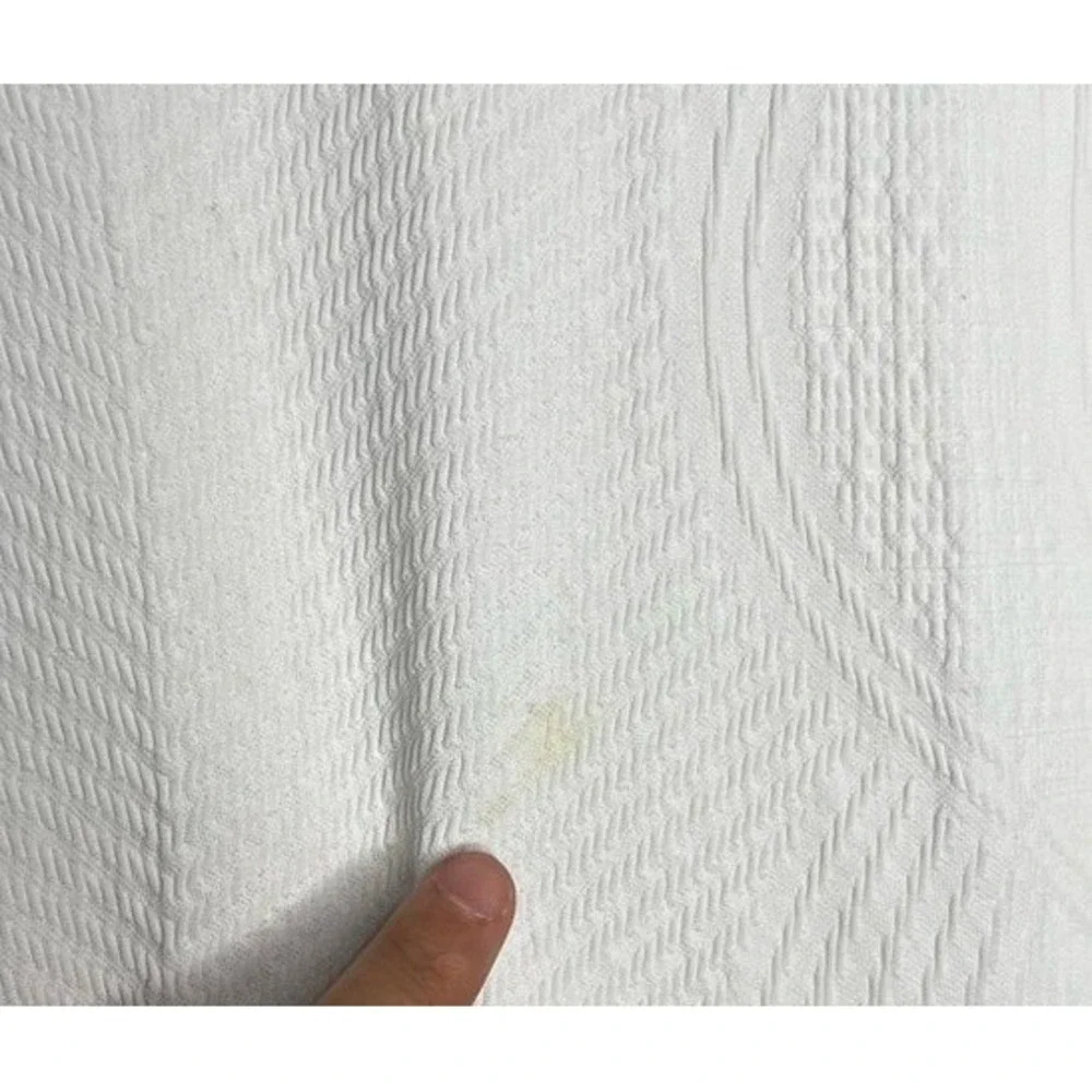 Lululemon White Textured Thermal Long Sleeve Crew Neck‎ Top Sz 8 Activewear Gym